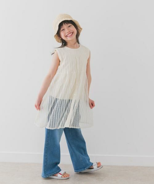 URBAN RESEARCH DOORS / アーバンリサーチ ドアーズ トップス | 『WEB/一部店舗限定サイズ』チュールチュニック(KIDS) | 詳細7
