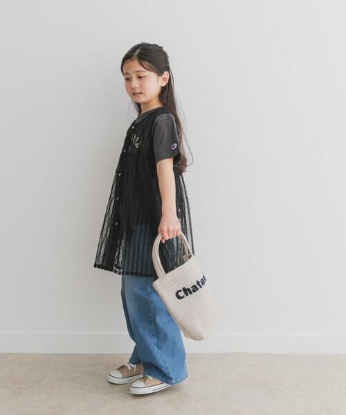 URBAN RESEARCH DOORS / アーバンリサーチ ドアーズ トップス | 『WEB/一部店舗限定サイズ』チュールチュニック(KIDS) | 詳細25