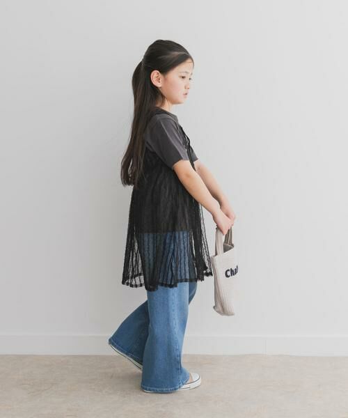 URBAN RESEARCH DOORS / アーバンリサーチ ドアーズ トップス | 『WEB/一部店舗限定サイズ』チュールチュニック(KIDS) | 詳細27