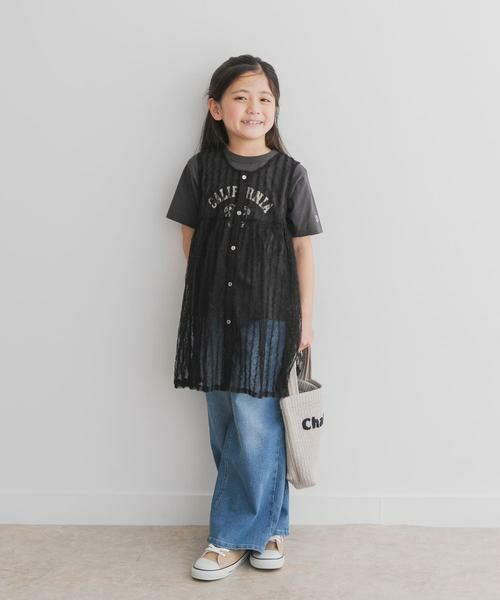 URBAN RESEARCH DOORS / アーバンリサーチ ドアーズ トップス | 『WEB/一部店舗限定サイズ』チュールチュニック(KIDS) | 詳細28