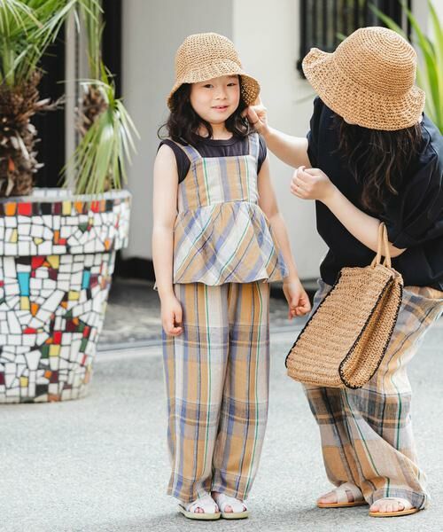 URBAN RESEARCH DOORS / アーバンリサーチ ドアーズ トップス | 『セットアップ対応』レーヨンリネンキャミソールブラウス(KIDS) | 詳細14