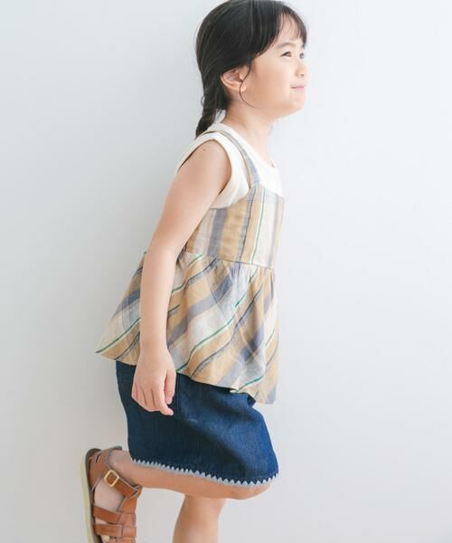 URBAN RESEARCH DOORS / アーバンリサーチ ドアーズ トップス | 『セットアップ対応』レーヨンリネンキャミソールブラウス(KIDS) | 詳細3