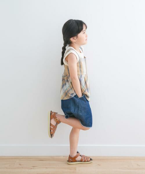 URBAN RESEARCH DOORS / アーバンリサーチ ドアーズ トップス | 『セットアップ対応』レーヨンリネンキャミソールブラウス(KIDS) | 詳細8