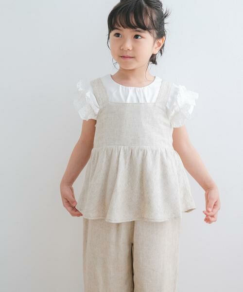 URBAN RESEARCH DOORS / アーバンリサーチ ドアーズ トップス | 『セットアップ対応』レーヨンリネンキャミソールブラウス(KIDS) | 詳細17