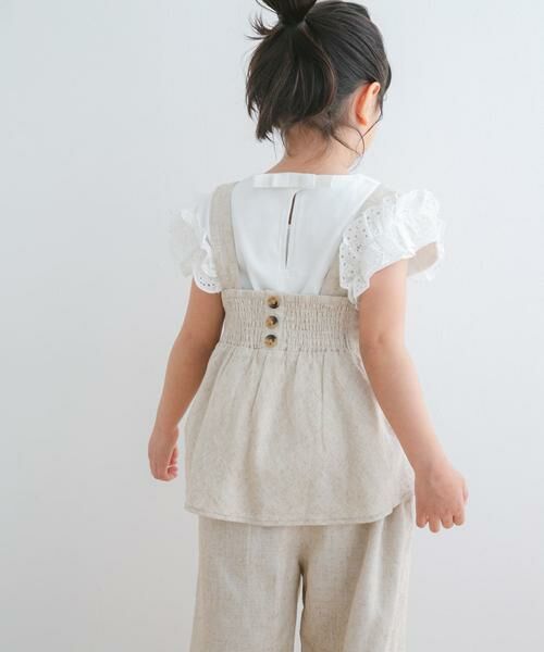 URBAN RESEARCH DOORS / アーバンリサーチ ドアーズ トップス | 『セットアップ対応』レーヨンリネンキャミソールブラウス(KIDS) | 詳細18