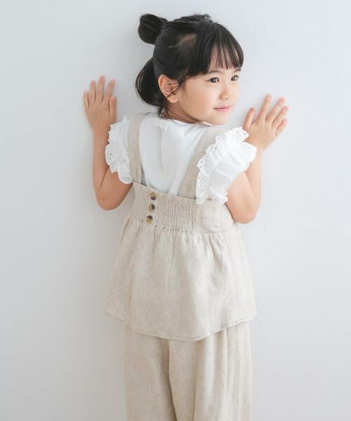 URBAN RESEARCH DOORS / アーバンリサーチ ドアーズ トップス | 『セットアップ対応』レーヨンリネンキャミソールブラウス(KIDS) | 詳細19