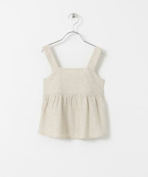 URBAN RESEARCH DOORS / アーバンリサーチ ドアーズ トップス | 『セットアップ対応』レーヨンリネンキャミソールブラウス(KIDS) | 詳細25