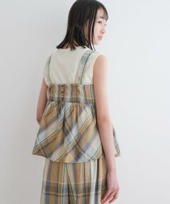 URBAN RESEARCH DOORS / アーバンリサーチ ドアーズ トップス | 『セットアップ対応』『WEB/一部店舗限定』レーヨンリネンキャミソールブラウス(KIDS)