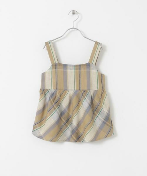 URBAN RESEARCH DOORS / アーバンリサーチ ドアーズ トップス | 『セットアップ対応』『WEB/一部店舗限定』レーヨンリネンキャミソールブラウス(KIDS) | 詳細7