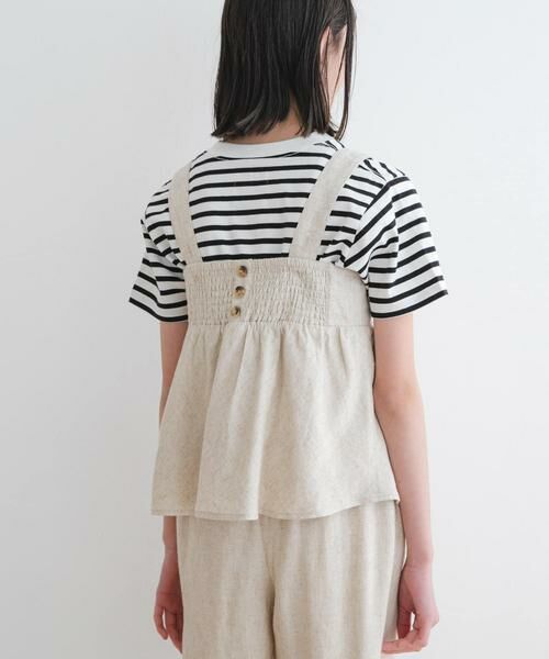 URBAN RESEARCH DOORS / アーバンリサーチ ドアーズ トップス | 『セットアップ対応』『WEB/一部店舗限定』レーヨンリネンキャミソールブラウス(KIDS) | 詳細10
