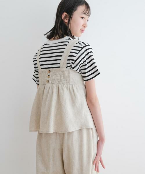 URBAN RESEARCH DOORS / アーバンリサーチ ドアーズ トップス | 『セットアップ対応』『WEB/一部店舗限定』レーヨンリネンキャミソールブラウス(KIDS) | 詳細11