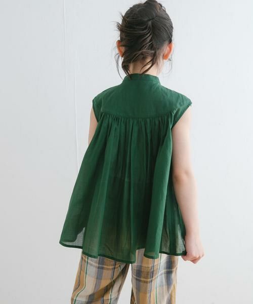 URBAN RESEARCH DOORS / アーバンリサーチ ドアーズ トップス | 『親子リンク』コットンボイルV切替ブラウス(KIDS) | 詳細4