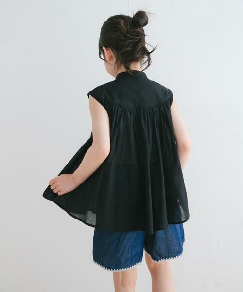 URBAN RESEARCH DOORS / アーバンリサーチ ドアーズ トップス | 『親子リンク』コットンボイルV切替ブラウス(KIDS) | 詳細30