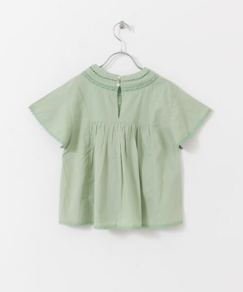 URBAN RESEARCH DOORS / アーバンリサーチ ドアーズ トップス | ハシゴレースシャーリングブラウス(KIDS) | 詳細14