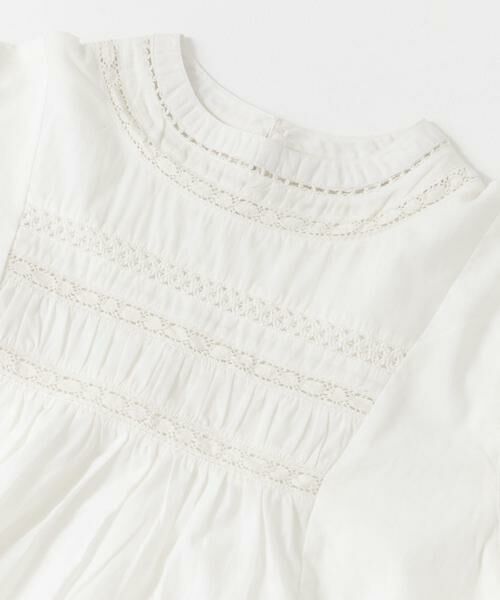 URBAN RESEARCH DOORS / アーバンリサーチ ドアーズ トップス | ハシゴレースシャーリングブラウス(KIDS) | 詳細29