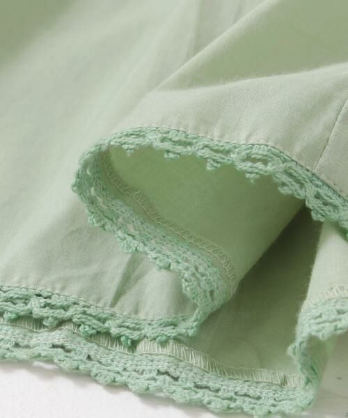 URBAN RESEARCH DOORS / アーバンリサーチ ドアーズ トップス | 『WEB/一部店舗限定』ハシゴレースシャーリングブラウス(KIDS) | 詳細6