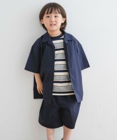 URBAN RESEARCH DOORS / アーバンリサーチ ドアーズ トップス | 『セットアップ対応』『UVカット』オープンカラーシャツ(KIDS)