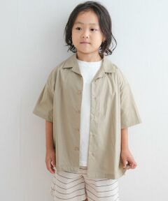URBAN RESEARCH DOORS / アーバンリサーチ ドアーズ トップス | 『セットアップ対応』『UVカット』オープンカラーシャツ(KIDS)