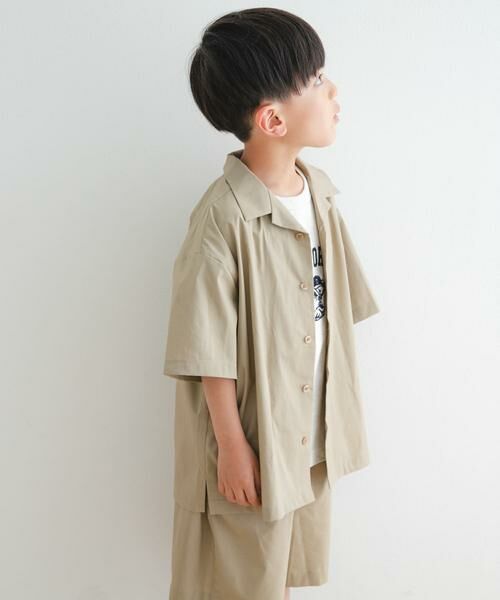 URBAN RESEARCH DOORS / アーバンリサーチ ドアーズ トップス | 『セットアップ対応』『UVカット』オープンカラーシャツ(KIDS) | 詳細25