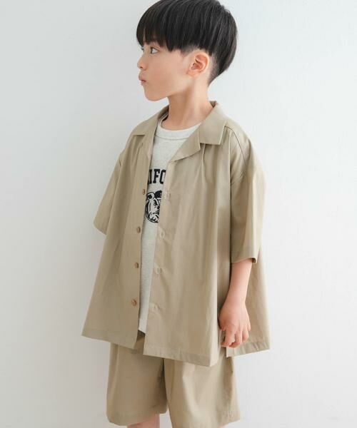 URBAN RESEARCH DOORS / アーバンリサーチ ドアーズ トップス | 『セットアップ対応』『UVカット』オープンカラーシャツ(KIDS) | 詳細27