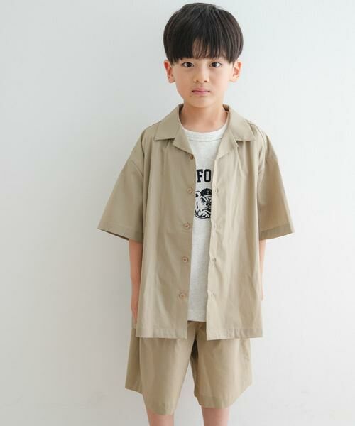 URBAN RESEARCH DOORS / アーバンリサーチ ドアーズ トップス | 『セットアップ対応』『UVカット』オープンカラーシャツ(KIDS) | 詳細28