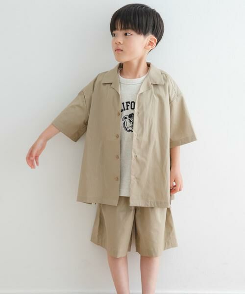 URBAN RESEARCH DOORS / アーバンリサーチ ドアーズ トップス | 『セットアップ対応』『UVカット』オープンカラーシャツ(KIDS) | 詳細30