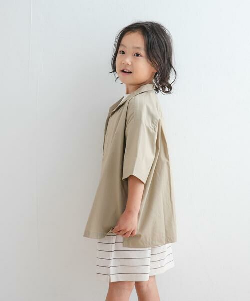 URBAN RESEARCH DOORS / アーバンリサーチ ドアーズ トップス | 『セットアップ対応』『UVカット』オープンカラーシャツ(KIDS) | 詳細17