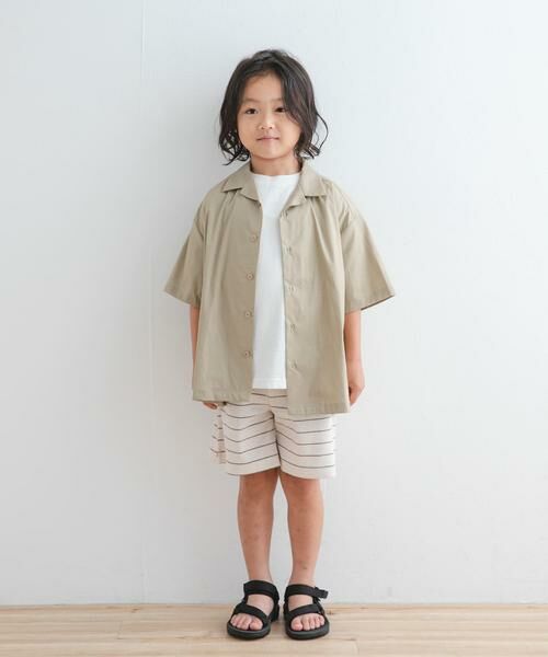 URBAN RESEARCH DOORS / アーバンリサーチ ドアーズ トップス | 『セットアップ対応』『UVカット』オープンカラーシャツ(KIDS) | 詳細18