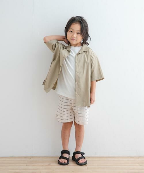 URBAN RESEARCH DOORS / アーバンリサーチ ドアーズ トップス | 『セットアップ対応』『UVカット』オープンカラーシャツ(KIDS) | 詳細23