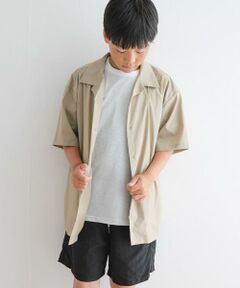 URBAN RESEARCH DOORS / アーバンリサーチ ドアーズ トップス | 『セットアップ対応』『WEB/一部店舗限定』『UVカット』オープンカラーシャツ(KIDS)