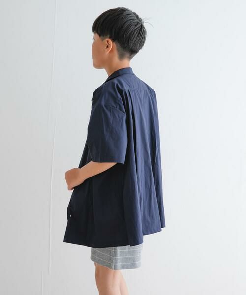 URBAN RESEARCH DOORS / アーバンリサーチ ドアーズ トップス | 『セットアップ対応』『WEB/一部店舗限定』『UVカット』オープンカラーシャツ(KIDS) | 詳細2