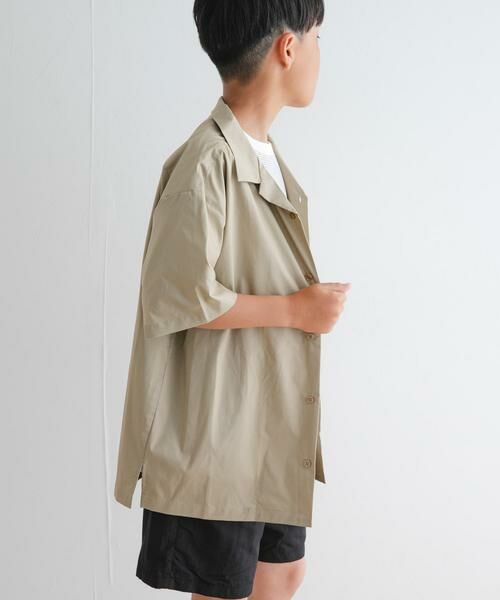 URBAN RESEARCH DOORS / アーバンリサーチ ドアーズ トップス | 『セットアップ対応』『WEB/一部店舗限定』『UVカット』オープンカラーシャツ(KIDS) | 詳細15