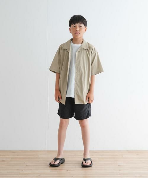 URBAN RESEARCH DOORS / アーバンリサーチ ドアーズ トップス | 『セットアップ対応』『WEB/一部店舗限定』『UVカット』オープンカラーシャツ(KIDS) | 詳細17