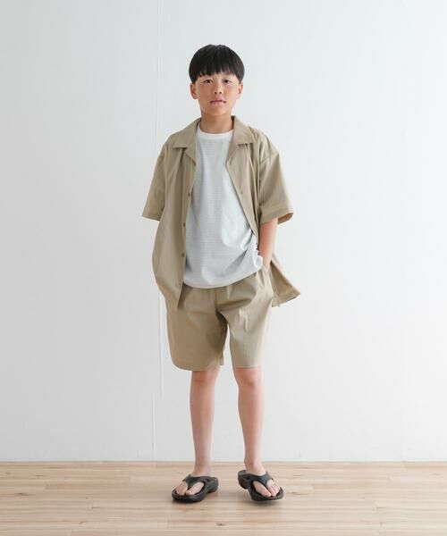 URBAN RESEARCH DOORS / アーバンリサーチ ドアーズ トップス | 『セットアップ対応』『WEB/一部店舗限定』『UVカット』オープンカラーシャツ(KIDS) | 詳細19