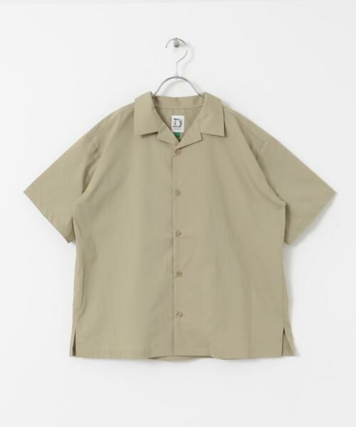 URBAN RESEARCH DOORS/アーバンリサーチ ドアーズ 『セットアップ対応』『WEB/一部店舗限定』『UVカット』オープンカラーシャツ(KIDS) ベージュ 150