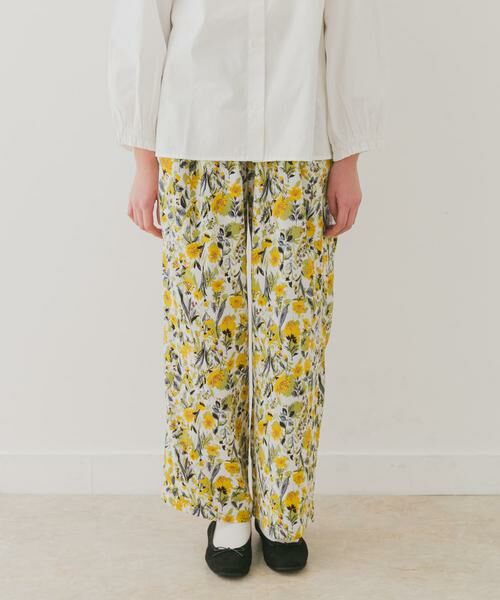 URBAN RESEARCH DOORS / アーバンリサーチ ドアーズ パンツ | 『WEB/一部店舗限定』『親子リンク』フラワープリントイージーパンツ(KIDS) | 詳細1