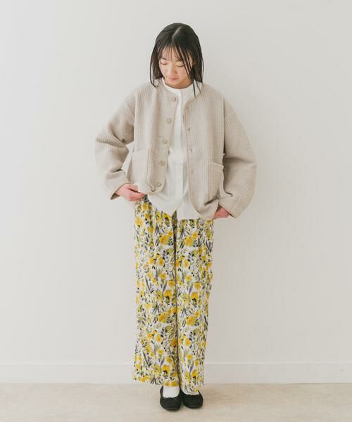 URBAN RESEARCH DOORS / アーバンリサーチ ドアーズ パンツ | 『WEB/一部店舗限定』『親子リンク』フラワープリントイージーパンツ(KIDS) | 詳細6