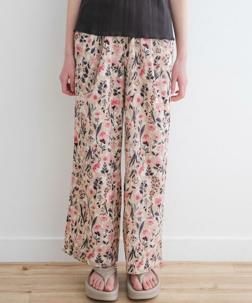 URBAN RESEARCH DOORS / アーバンリサーチ ドアーズ パンツ | 『WEB/一部店舗限定』『親子リンク』フラワープリントイージーパンツ(KIDS) | 詳細15