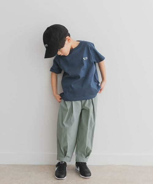 URBAN RESEARCH DOORS / アーバンリサーチ ドアーズ パンツ | 『WEB/一部店舗限定サイズ』撥水タックワイドパンツ(KIDS) | 詳細4