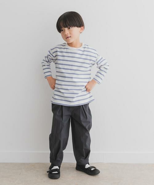 URBAN RESEARCH DOORS / アーバンリサーチ ドアーズ パンツ | 『WEB/一部店舗限定サイズ』撥水タックワイドパンツ(KIDS) | 詳細20