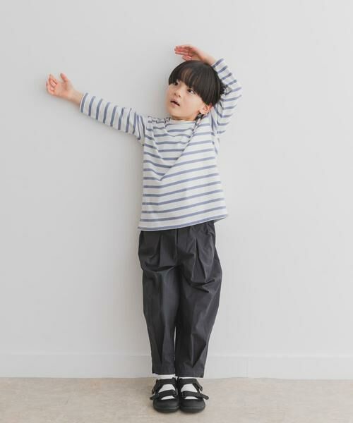 URBAN RESEARCH DOORS / アーバンリサーチ ドアーズ パンツ | 『WEB/一部店舗限定サイズ』撥水タックワイドパンツ(KIDS) | 詳細21