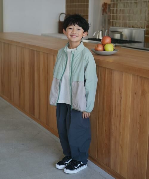 URBAN RESEARCH DOORS / アーバンリサーチ ドアーズ パンツ | 『WEB/一部店舗限定サイズ』撥水タックワイドパンツ(KIDS) | 詳細23