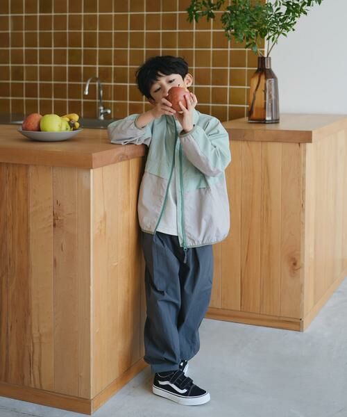 URBAN RESEARCH DOORS / アーバンリサーチ ドアーズ パンツ | 『WEB/一部店舗限定サイズ』撥水タックワイドパンツ(KIDS) | 詳細24