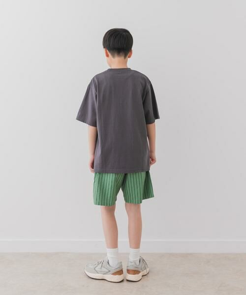 URBAN RESEARCH DOORS / アーバンリサーチ ドアーズ パンツ | 『WEB/一部店舗限定サイズ』ストライプショートパンツ(KIDS) | 詳細15