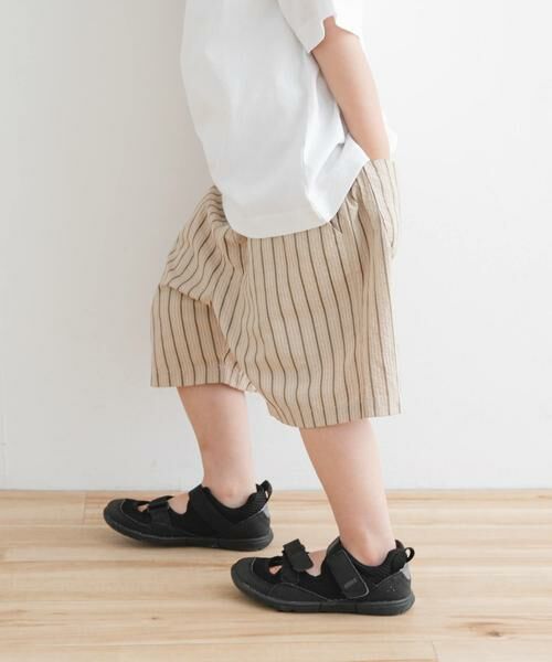 URBAN RESEARCH DOORS / アーバンリサーチ ドアーズ パンツ | 『WEB/一部店舗限定サイズ』ストライプショートパンツ(KIDS) | 詳細23