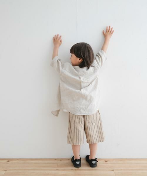 URBAN RESEARCH DOORS / アーバンリサーチ ドアーズ パンツ | 『WEB/一部店舗限定サイズ』ストライプショートパンツ(KIDS) | 詳細25