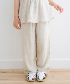 URBAN RESEARCH DOORS / アーバンリサーチ ドアーズ パンツ | 『セットアップ対応/親子リンク』レーヨンリネンイージーパンツ(KIDS)