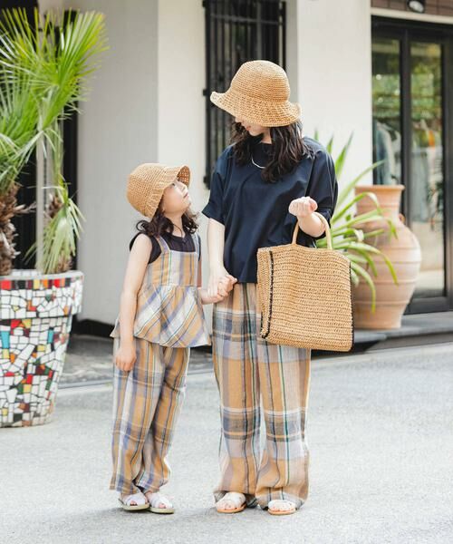 URBAN RESEARCH DOORS / アーバンリサーチ ドアーズ パンツ | 『セットアップ対応/親子リンク』レーヨンリネンイージーパンツ(KIDS) | 詳細3