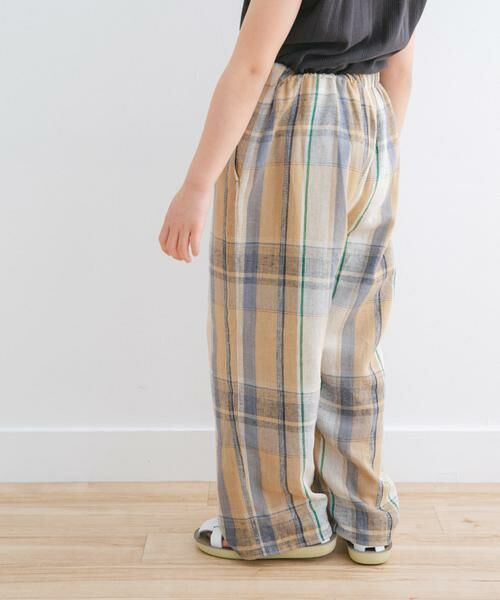 URBAN RESEARCH DOORS / アーバンリサーチ ドアーズ パンツ | 『セットアップ対応/親子リンク』レーヨンリネンイージーパンツ(KIDS) | 詳細7