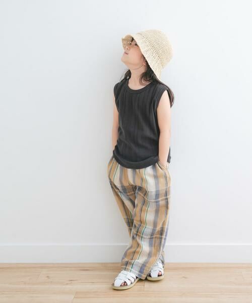 URBAN RESEARCH DOORS / アーバンリサーチ ドアーズ パンツ | 『セットアップ対応/親子リンク』レーヨンリネンイージーパンツ(KIDS) | 詳細9